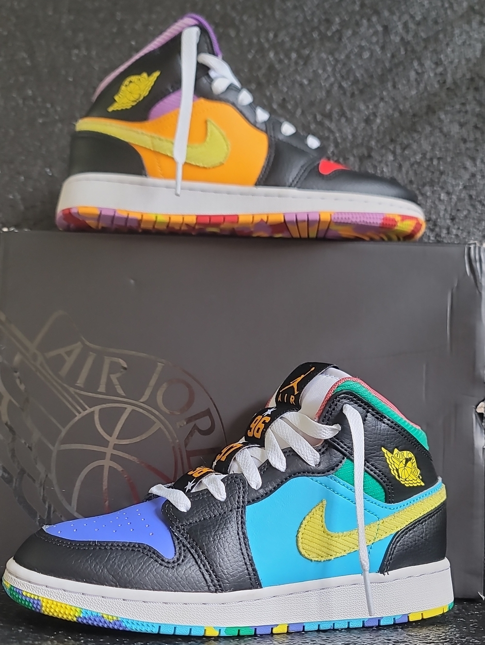 Air Jordan 1 Mid SS 'Six Championships' Great Cond! Wmns 5.5 Fast Shipping
